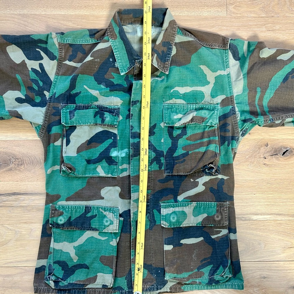 Vintage Camo Army Button Up Shirt - Picture 10 of 11